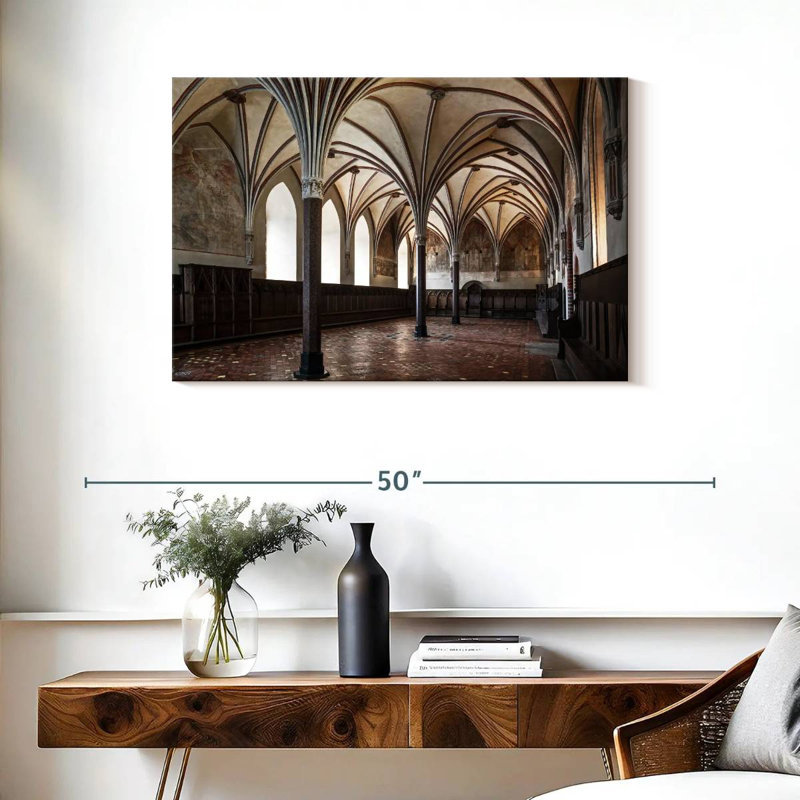 Colonnes du château Lilie Malbork, H 24 po x l 36 po