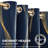 Geometric Blackout Thermal Curtain Pair-75333666-75333672