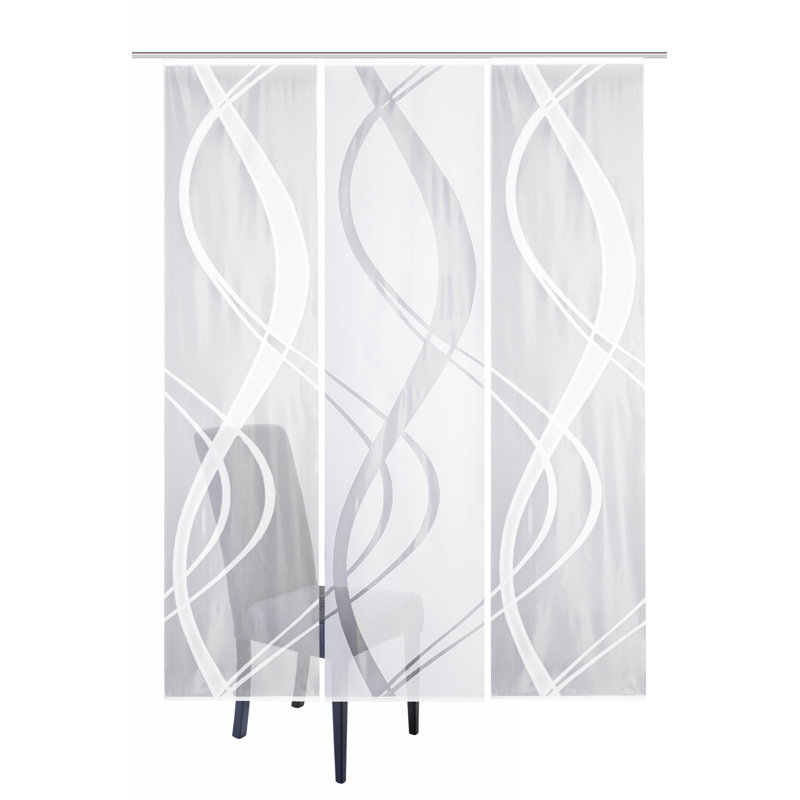 Mccrae Semi Sheer Curtain Panel Pair, Width 57 x Drop 225 cm