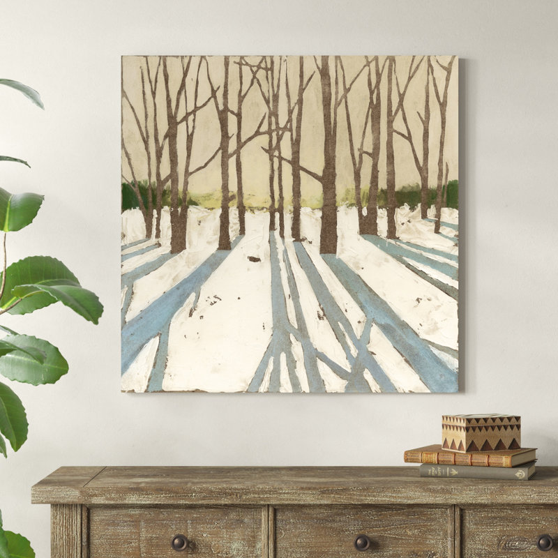Winter Shadows II, H 30 po x l 30 po x P 1,25 po