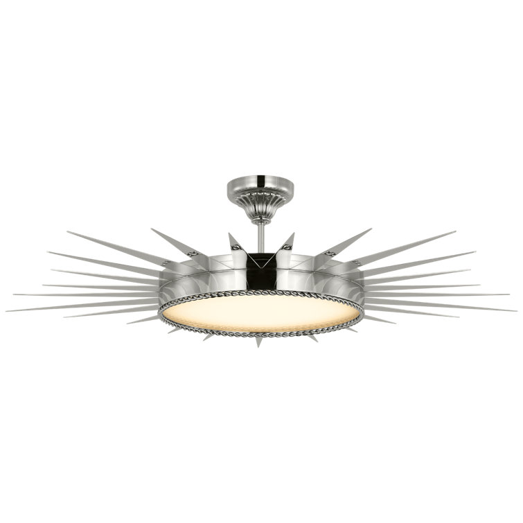 Soleil 1 - Light LED Semi Flush Mount by Suzanne Kasler