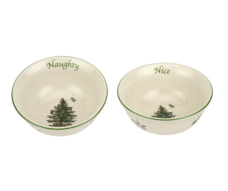 Spode Christmas Tree Dip Bowls 4"