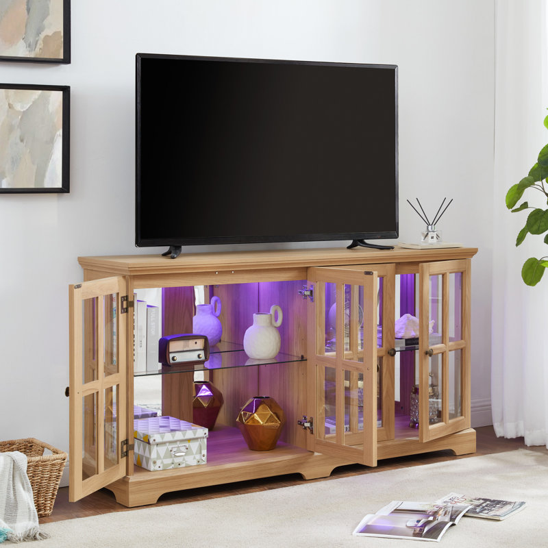 Armoire gracieuse avec lumières à DEL et tablettes réglables pour objets de collection
