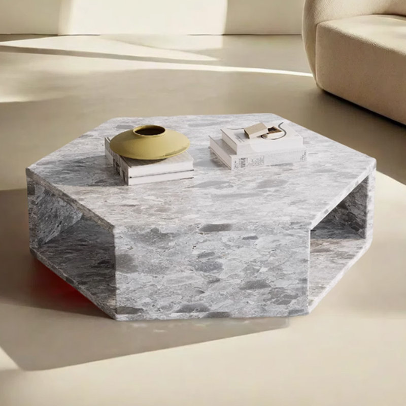 Table basse au design créatif personnalisé, Gris