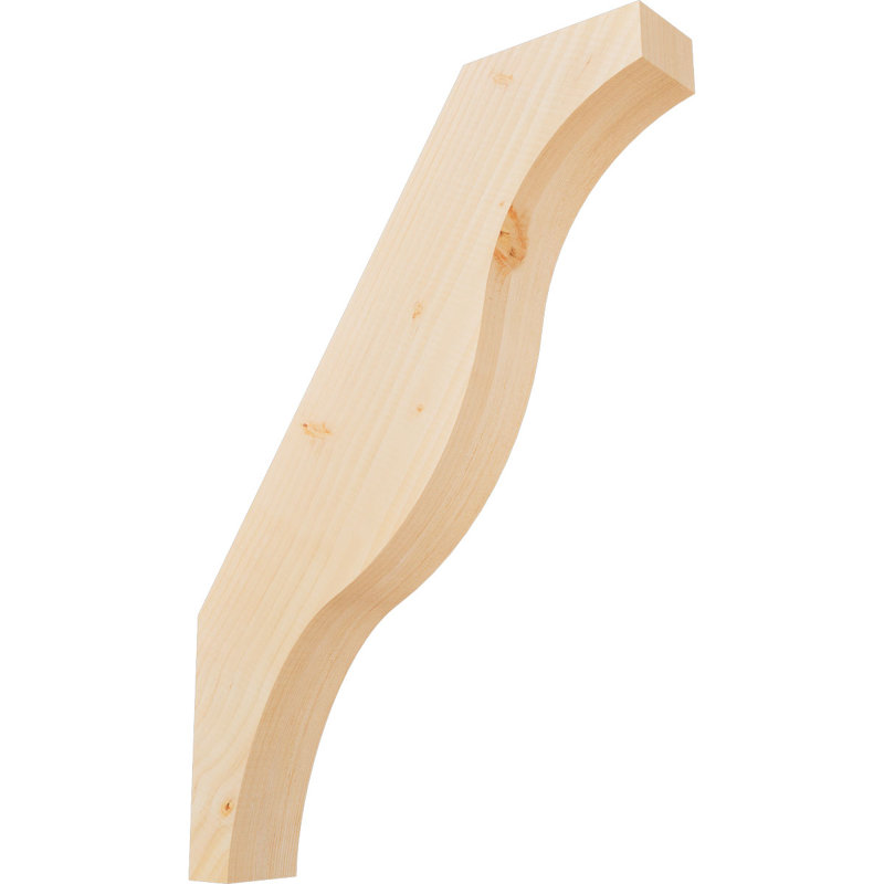 Attelle de genou Funston, Sapin de Douglas, Lisse, H 28 po x l 3,5 po x P 20 po