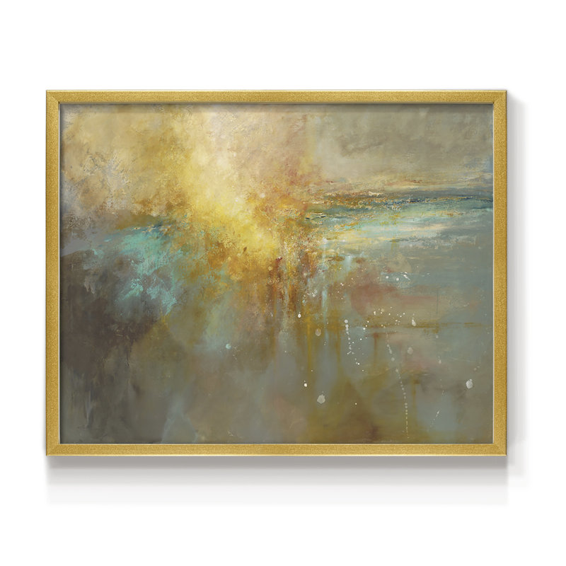 Del Rio -Framed Print - Restickable, 8" H x 10" W, Gold
