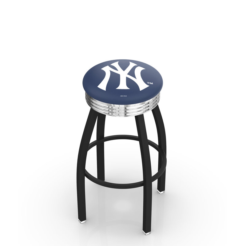 Tabouret tournant L8B3C, New York Yankees, Tabouret de bar d'une hauteur de siège de 30 po