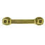 INNSBRUCK 3-1/2" CENTER TO CENTER PULL IN BURNISHED BRASS PLATE