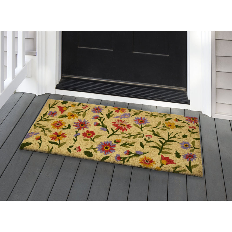 Tossed Wildflowers Doormat 20x40