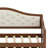 Upholstered Button-Tufted Daybed with Pull-Out Trundle and Storage Drawers-1308263913