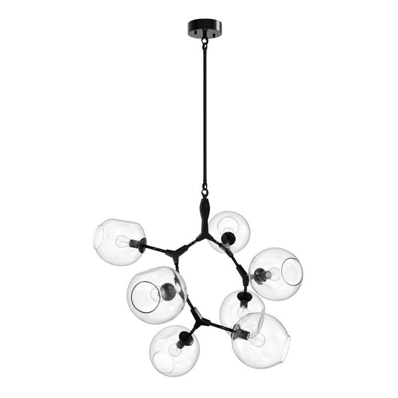 Fairfax 7 - Light LED Chandelier, Dark Bronze
