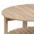 Lennix 1-Shelf Round Engineered Wood Coffee Table Natural