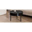 Table basse ronde en bois 24 po avec rangement et pieds en métal -326389850