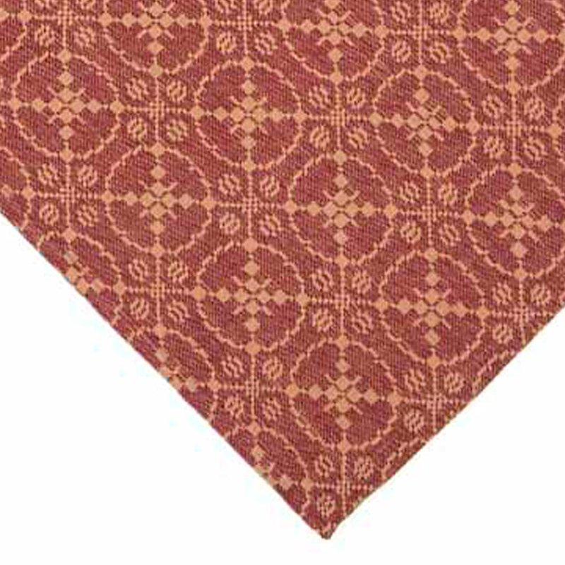 Sainsbury 100% Cotton Table Runner, 36"L x 14"D, Barn Red