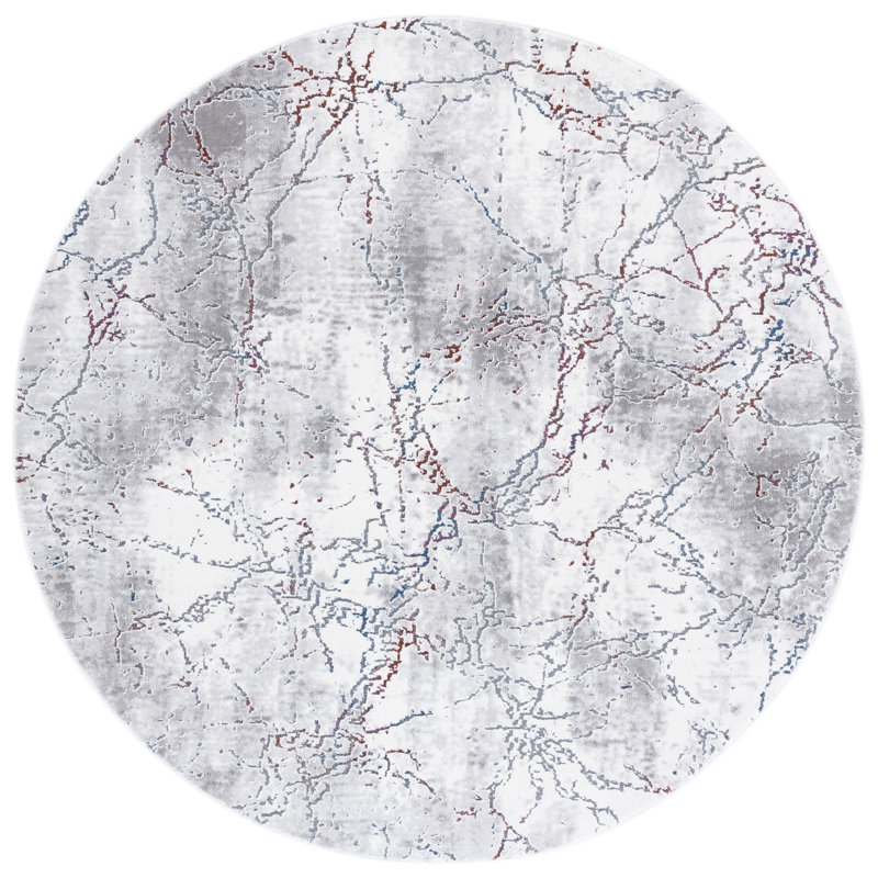 Tapis abstrait Craft Performance, Rond 6 pi 7 po