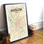 Moscow City Map - No Frame Print-1512110332
