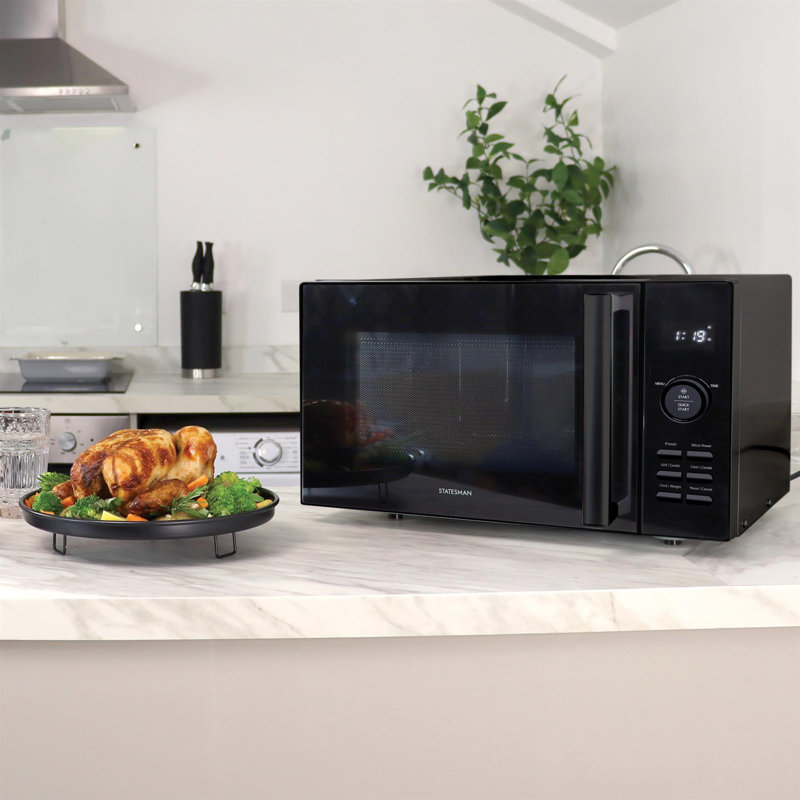 Statesman30L 900W Digital Combination Microwave Black, Black