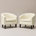 Cream Faux Leather
