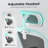 Ergonomic Office Chair With Headrest, Adjustable Lumbar Support, Armrests And Rocking Function For Comfortable Home Office Use-739027488-739027519