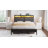 Twin Bed Frame with Headboard, Upholstered Bed with Storage Shelves and Charging Station-74872806-89111811-76307301