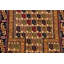 Tapis décoratif en laine de conception unique Beeti noué à la main New Age en laine brun 2 pi 11 po x 4 pi 4 po Beeti
