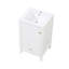 Meuble-lavabo de 20 po avec lavabo, armoire de salle de bain avec porte à fermeture douce, support de rangement et tiroir-2115800508