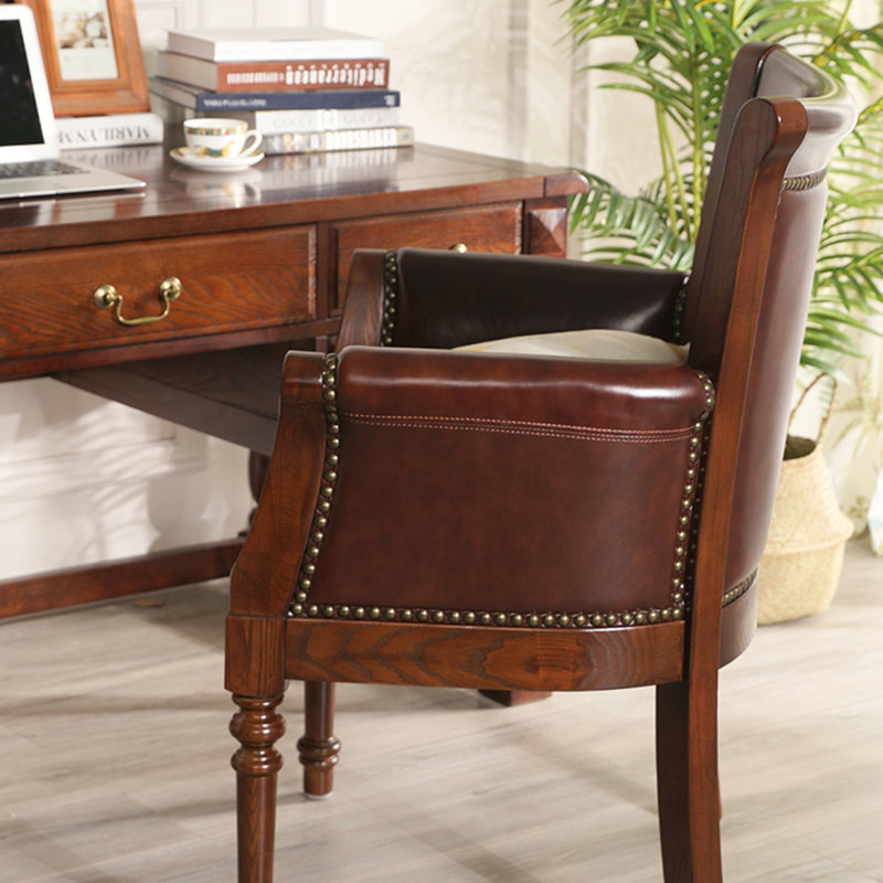 American style luxury desk and chair combination