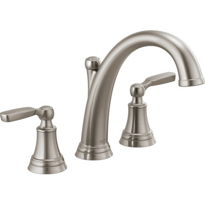 Double Handle Deck Mounted Roman Tub Faucet Trim