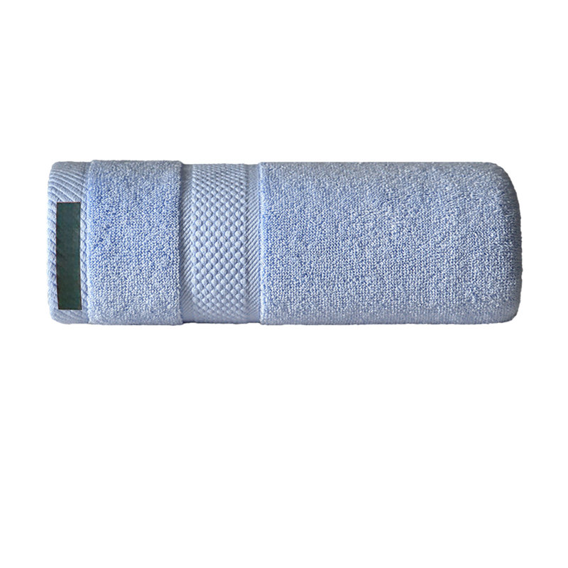 Soft Thick Absorbent Hand Towel For Bathroom, Quick Drying Polyester Towel For Home And Gift, 29.1x13.7in Light Blue