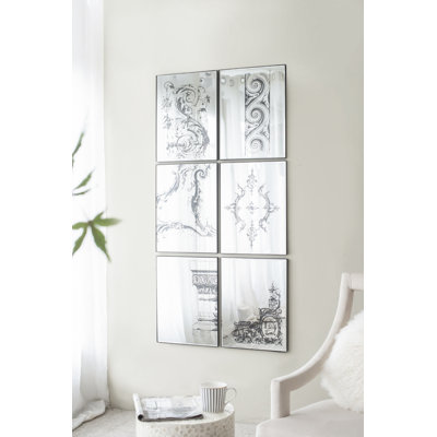 Ensemble de 6 miroirs antiques Howland