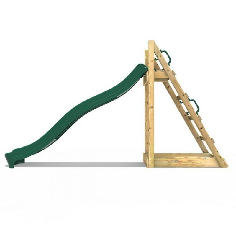 Rebo Indoor Wave Slide, Dark Green