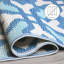 Tapis d'extérieur imperméable en plastique paille Dionisios multicolore bleu-1341153777