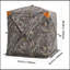Tente escamotable 270 ° avec dinde et sac de transport, portative et résiliente pour 1-2 chasseurs-125994134-125994137