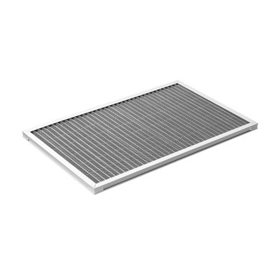 Filtre à air électrostatique réutilisable en aluminium MERV 8 - Filtre à air chaud lavable pour CVC 16 x 25 x 1
