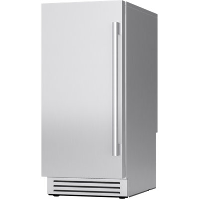 15" Outdoor/Indoor Presrv 80 lb. Daily Production Top Hat Built-In Stainless Steel Gourmet Clear Ice Machine Right Hinge