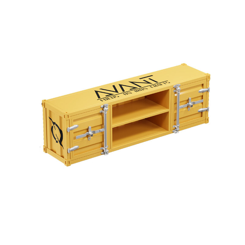 Crédence de rangement l 59,05 po Mulero, Jaune