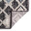 Tapis abstrait gris anthracite / bleu clair-71272556