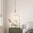 1 - Light Luxury Raindrop Glass Single Pendant Dimmable