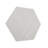Modern Hexagonal Wall Mirror, 27.6 x 23.6 x 0.9 inches | 100% MDF, Eco-Friendly Flotal-E Glass | White Color, Geometric Design | Perfect for Contemporary Home Decor & Stylish Interiors