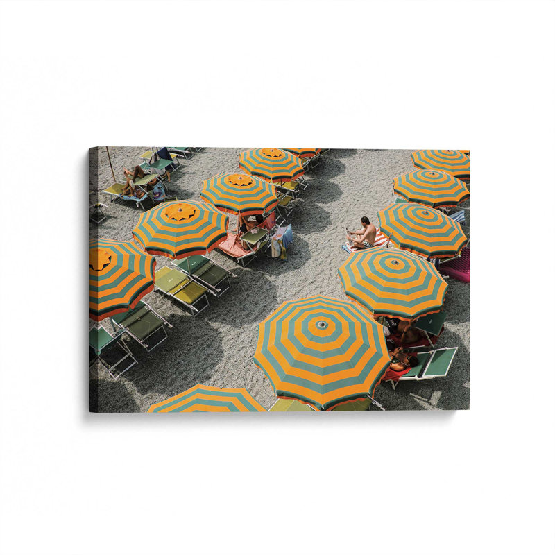Impression sur toile Seaside Shade, H 12 po x l 18 po x P 1,25 po, Toile tendue
