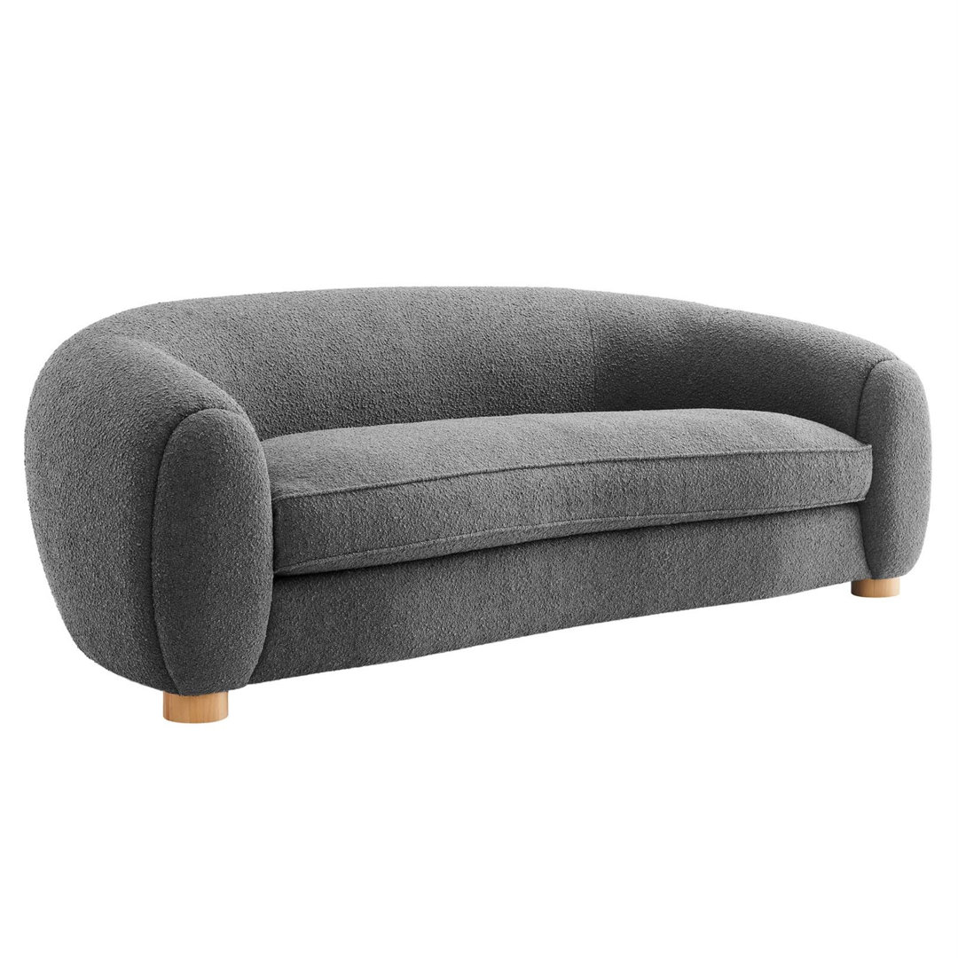 Modway Abundant Boucle Upholstered Fabric Sofa Modway 