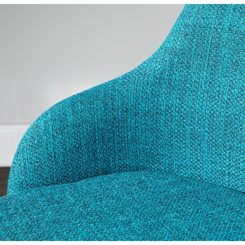 Hackler Upholstered Armchair, Teal