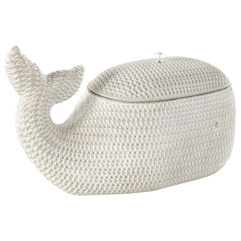 Boîte décorative avec baleine de rangement Athalia Cole
