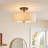 Flaire Fabric Semi Flush Mount-535900991-535900990