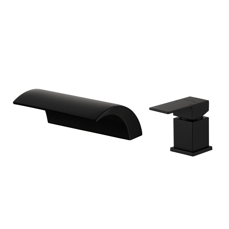 Widespread Single-handle Bathroom Faucet, Black