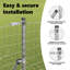 Galvanised Steel Border Fencing-1269202805-1269202808