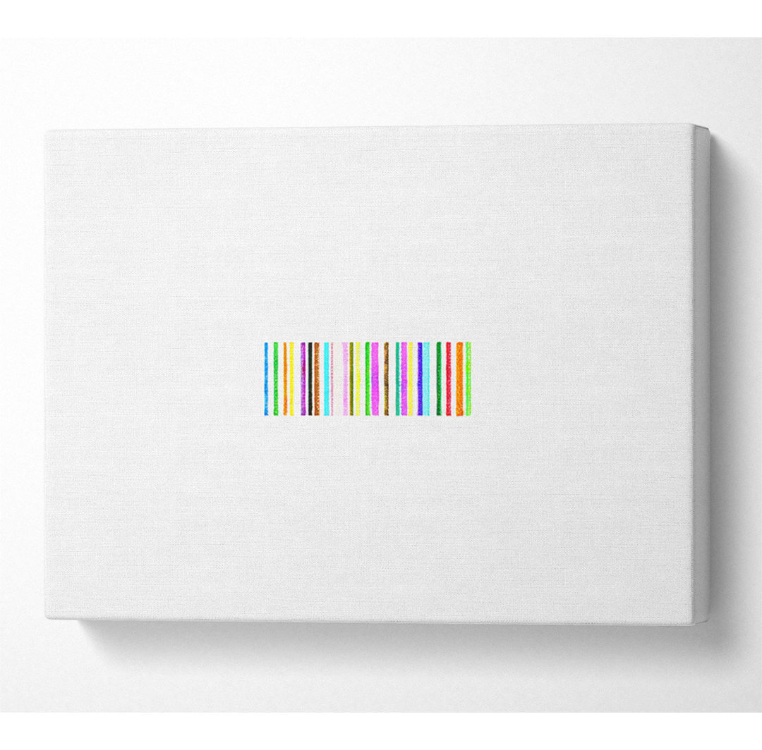 Barcode - Kunstdrucke auf Leinwand - Wrapped Canvas