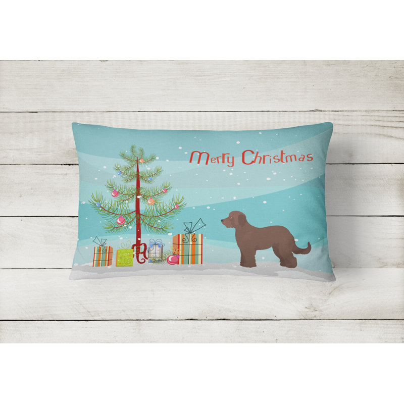  Coussin intérieur / extérieur, Goldendoodle brun