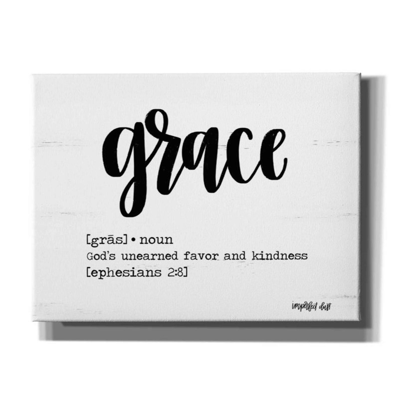 «Grace» par imperfect Dust, art mural sur toile, H 12 po x l 16 po x P 0,75 po