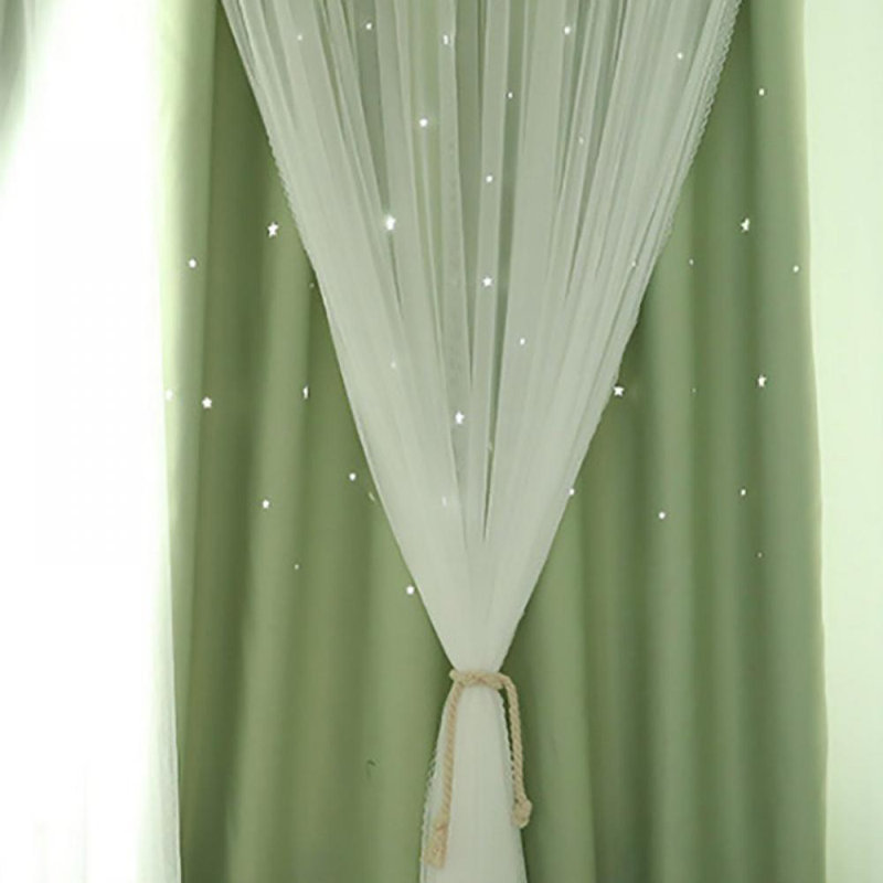 Room Darkening Curtain Pair, Green